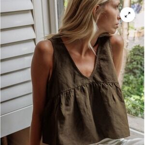 Sonderhaus Gigi Top In Dark Earth